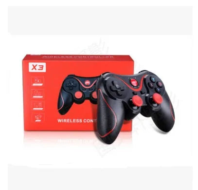 Upgraded X3 Bluetooth wireless game controller for Android phones with cellphone clip accessory