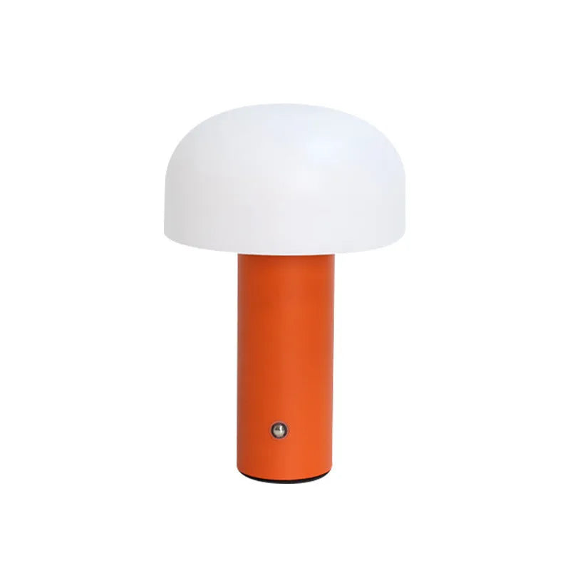 USB-powered colour-changing atmosphere table lamp in black, white, orange, or green style