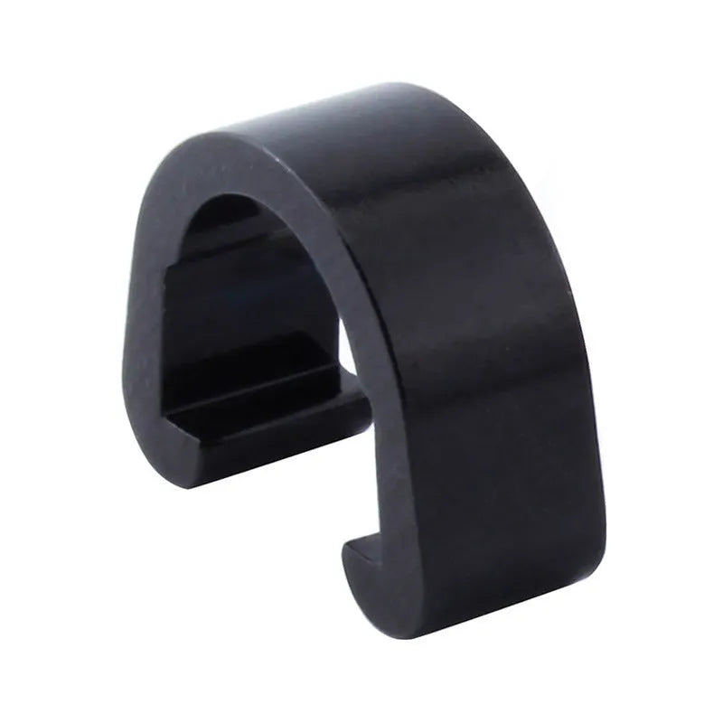 Aluminium alloy C-shaped buckle in multiple colours, showing 10.2mm x 13mm x 5mm dimensions