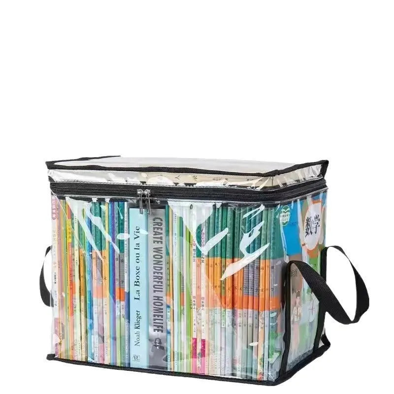 Large foldable PVC water buggy bag with transparent sides showing 24 litre capacity