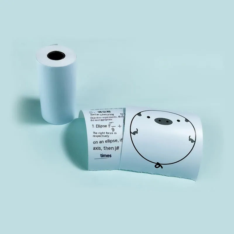 57x30mm pink and yellow blue thermal paper rolls for student wrong question printing