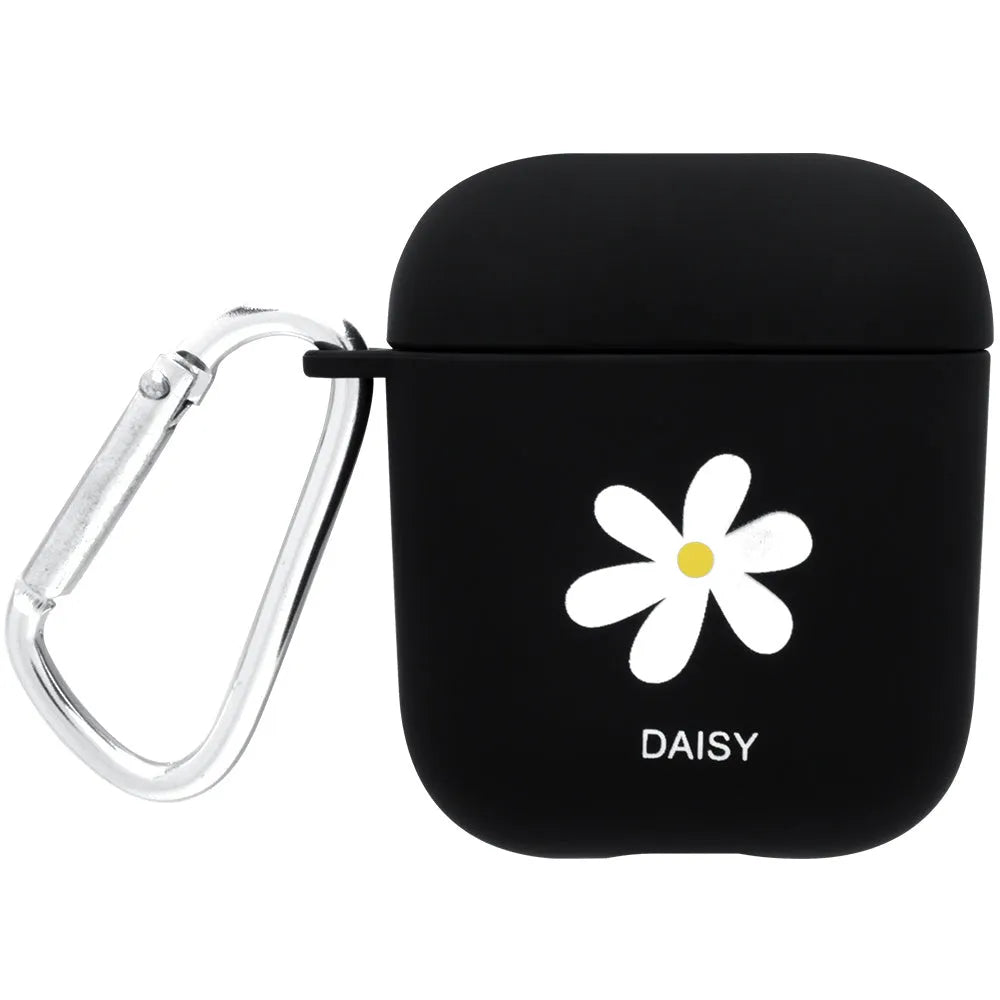 A hard PC back cover case for AirPods in various colours and decorative styles.