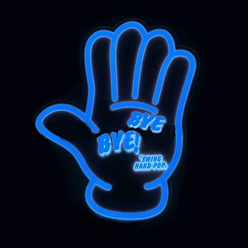 Small self-adhesive luminous wall sticker set with driver, connection wire, and multiple design options