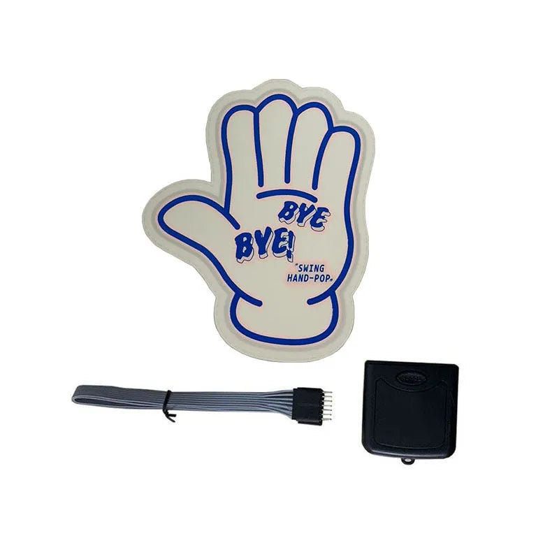 Small self-adhesive luminous wall sticker set with driver, connection wire, and multiple design options