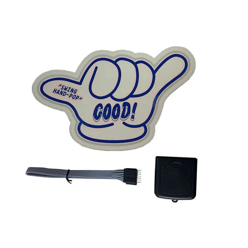 Small self-adhesive luminous wall sticker set with driver, connection wire, and multiple design options
