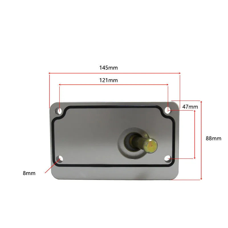 Silver aluminium alloy quick short gear shift rod for Horton cars