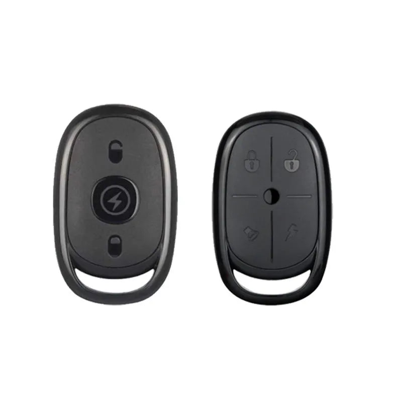Electric car 433MHz wireless copy remote control with ABS plastic casing measuring 60x37x1.4mm