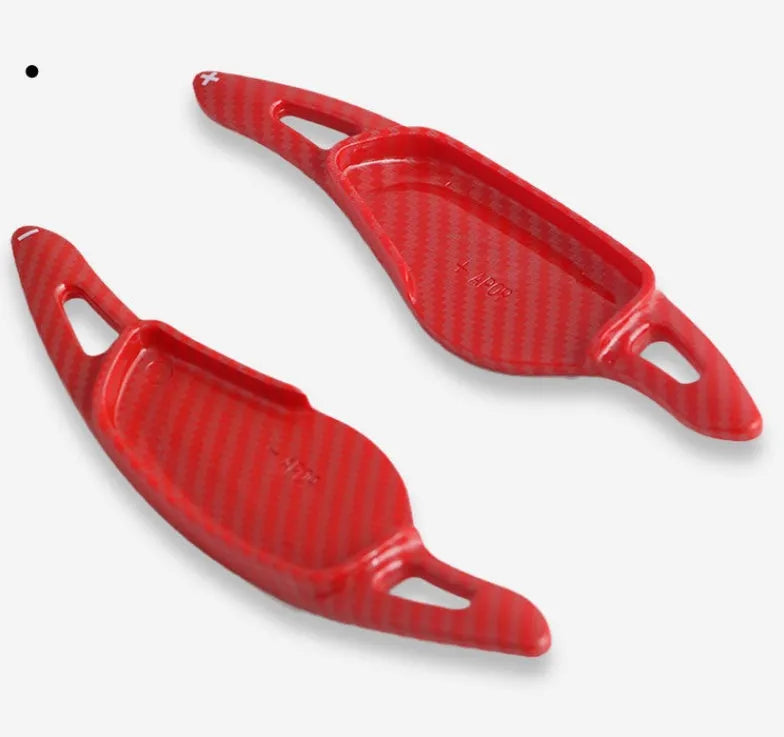 Carbon fibre pattern steering wheel paddle shifter for car interior modification