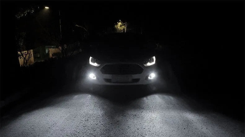 H11 H8 CSP LED front fog lamp with aviation aluminium housing and 6 LED chips