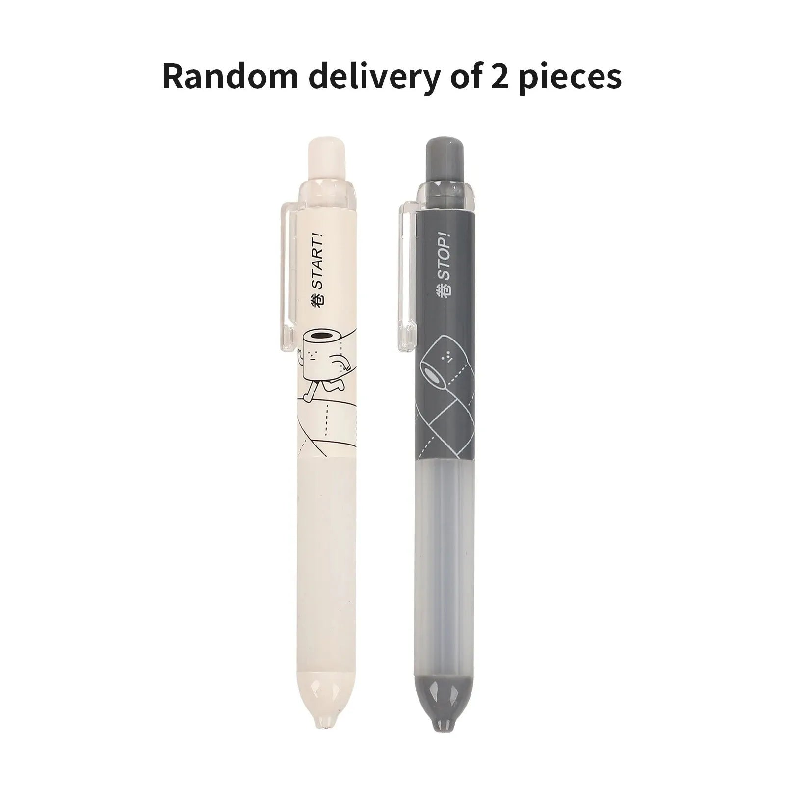 0.5mm automatic pencil with cloud grip in black and white colours