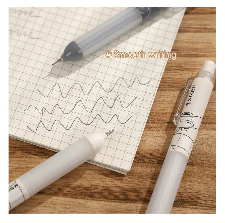0.5mm automatic pencil with cloud grip in black and white colours
