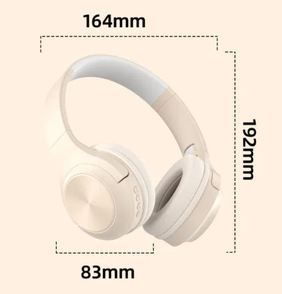 Wireless Bluetooth headset in chalk black colour with creative design and head-mounted wearing method