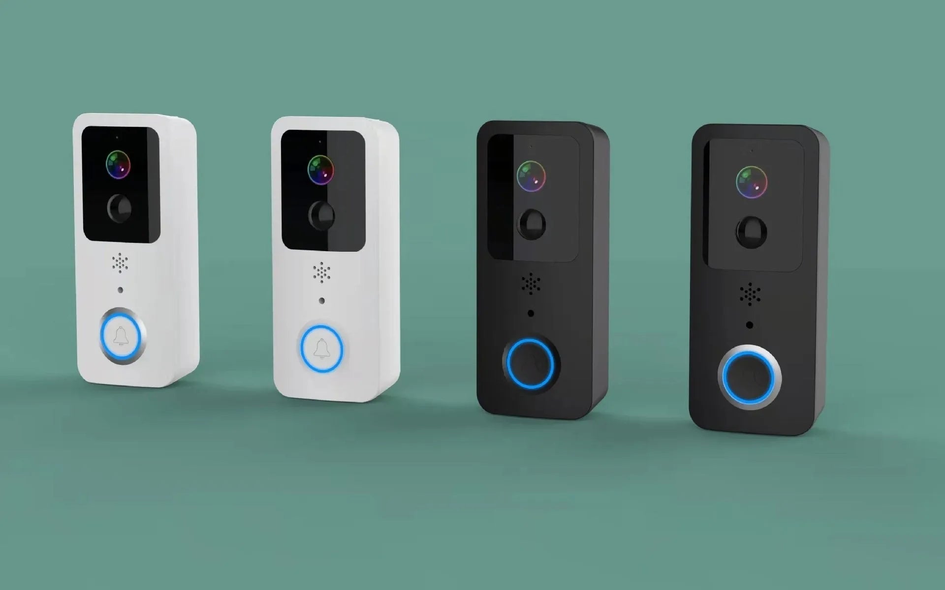 Waterproof smart home visual doorbell with HD video capability and remote app access