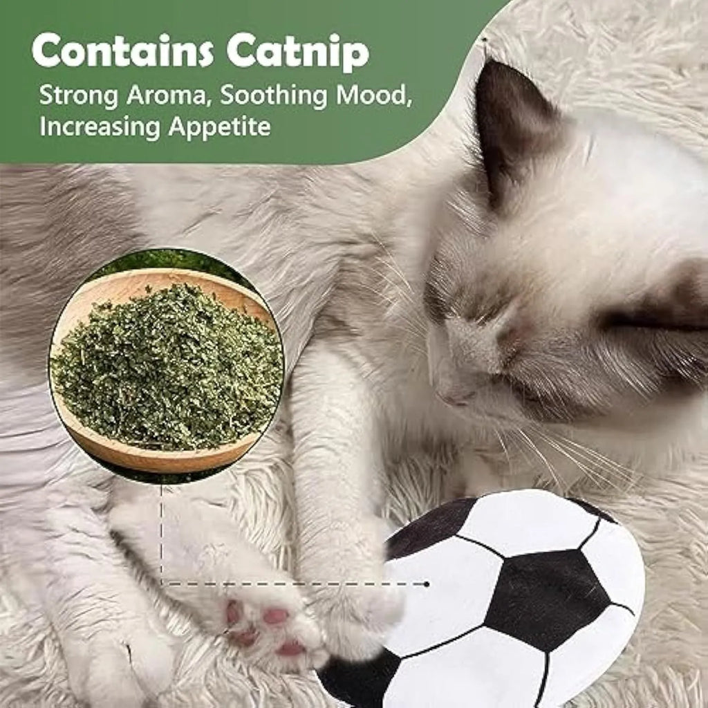 Plush cat flying disc toy with basketball pattern containing catnip and crinkle material
