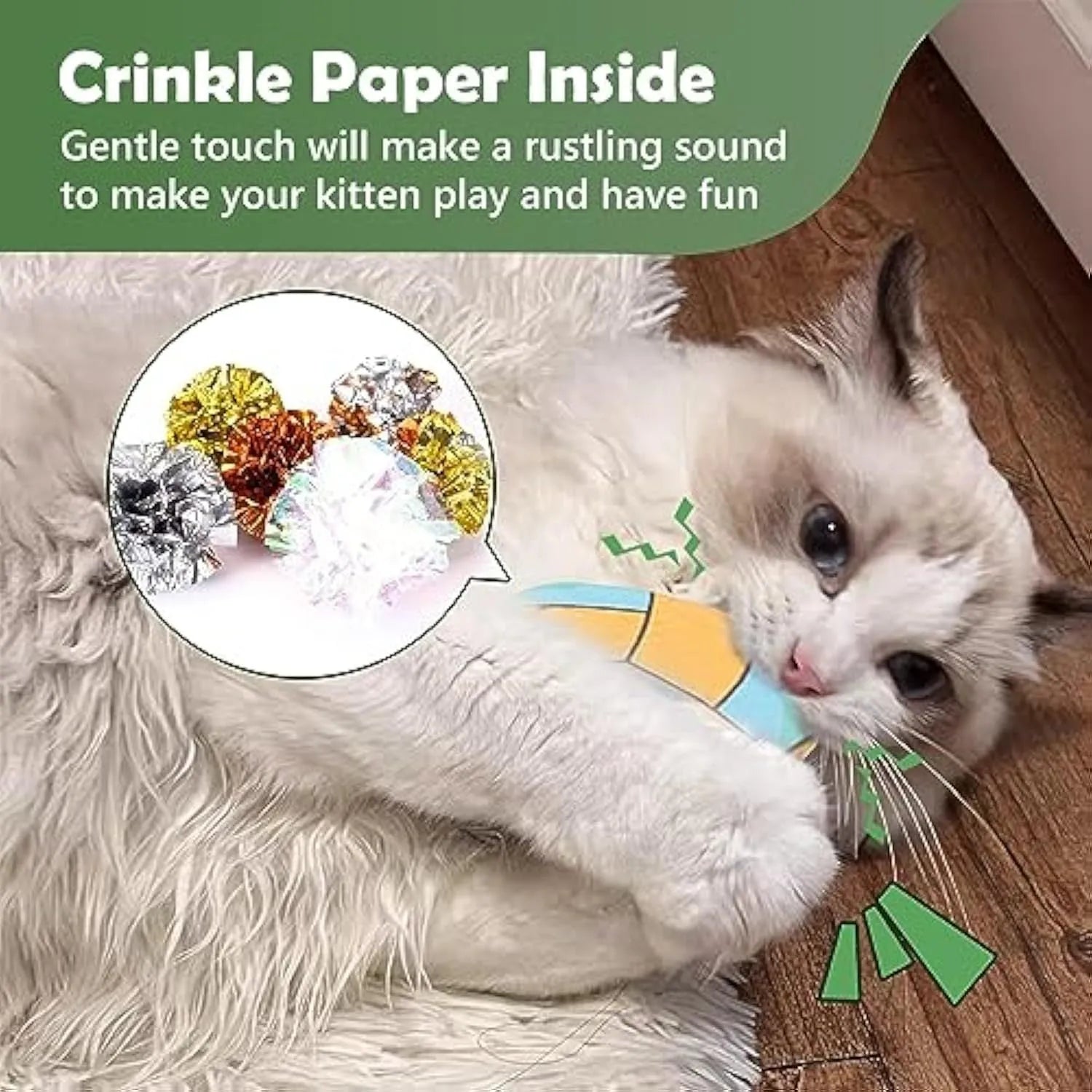 Plush cat flying disc toy with basketball pattern containing catnip and crinkle material