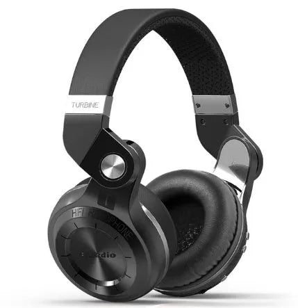 Bluedio T2 Plus wireless on-ear headphones in blue colour with 57mm drivers