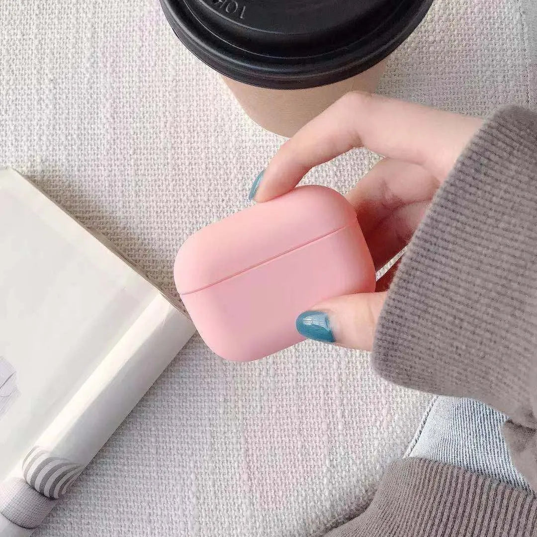 Plastic protective case for Apple AirPods Pro 3 wireless earbuds in various colours.