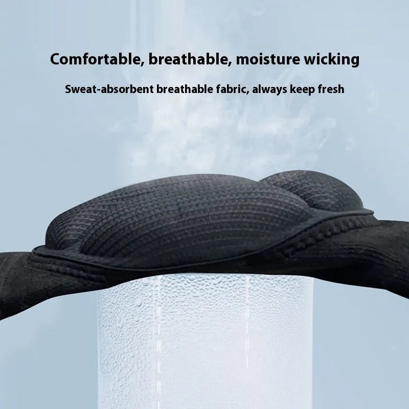 Black and blue thick sponge knee pads for dance and sports protection