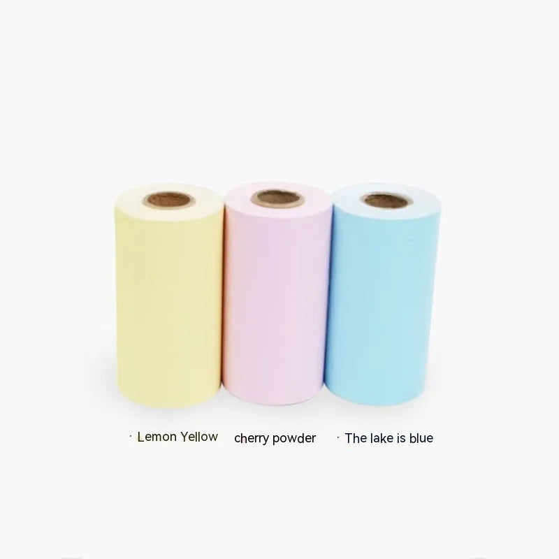 57x30mm pink and yellow blue thermal paper rolls for student wrong question printing