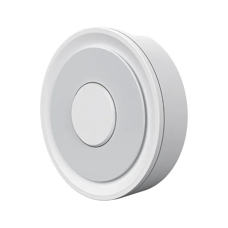 White square ZigBee smart home gateway measuring 78mm with USB connection for home automation control
