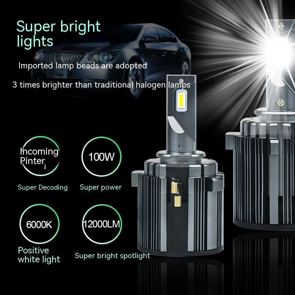 Volkswagen Golf 7 specific LED low beam headlight bulb with aluminium housing