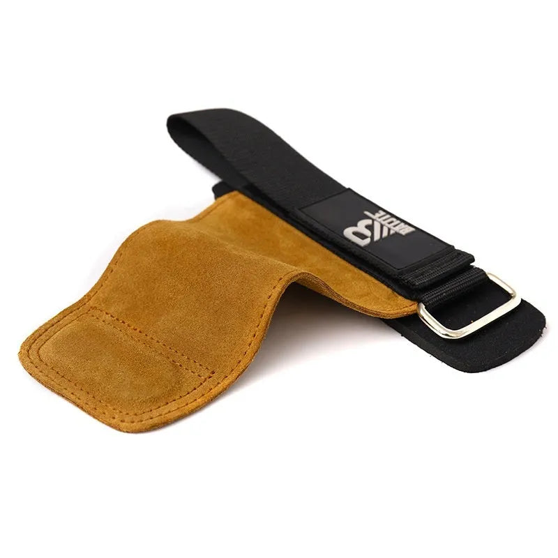 Brown wrist protectors for fitness training and horizontal pull-up exercises