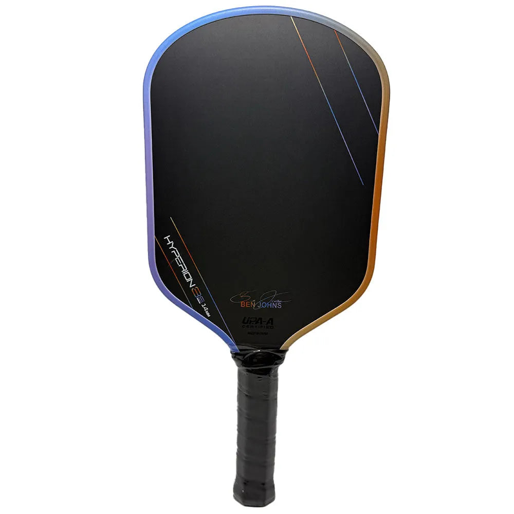Aurora Multicolor Hyperion 3s pickleball paddle with teflon cloth pattern matte finish