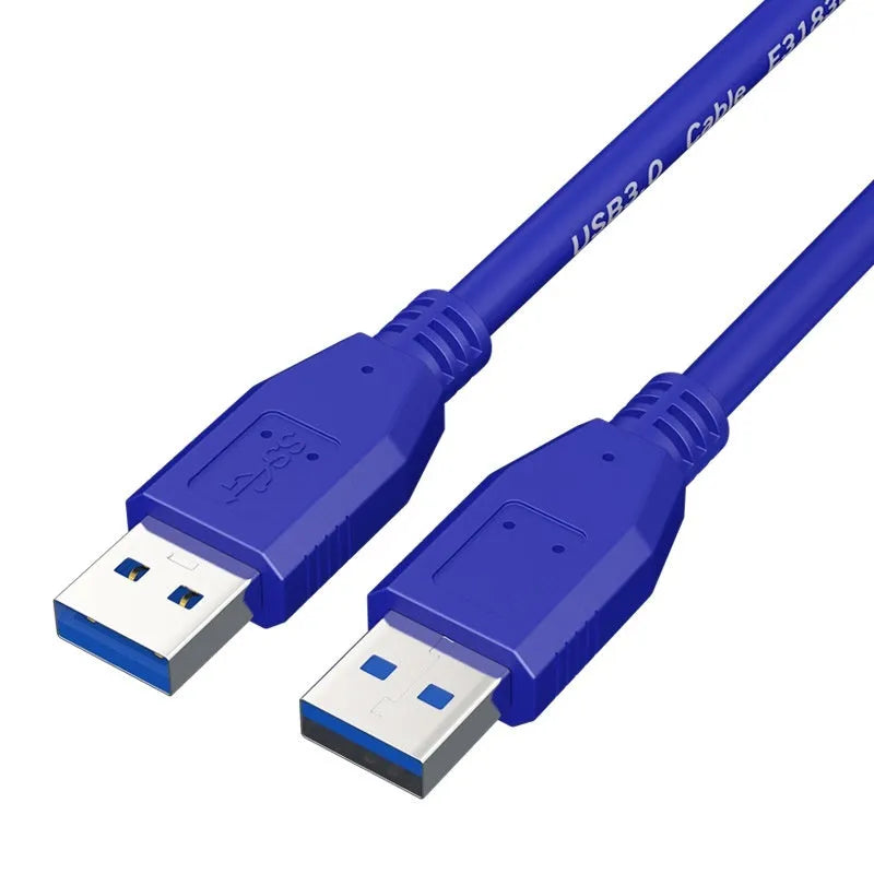 USB 3.0 male to male data cable with nickel-plated connectors for external hard drive boxes