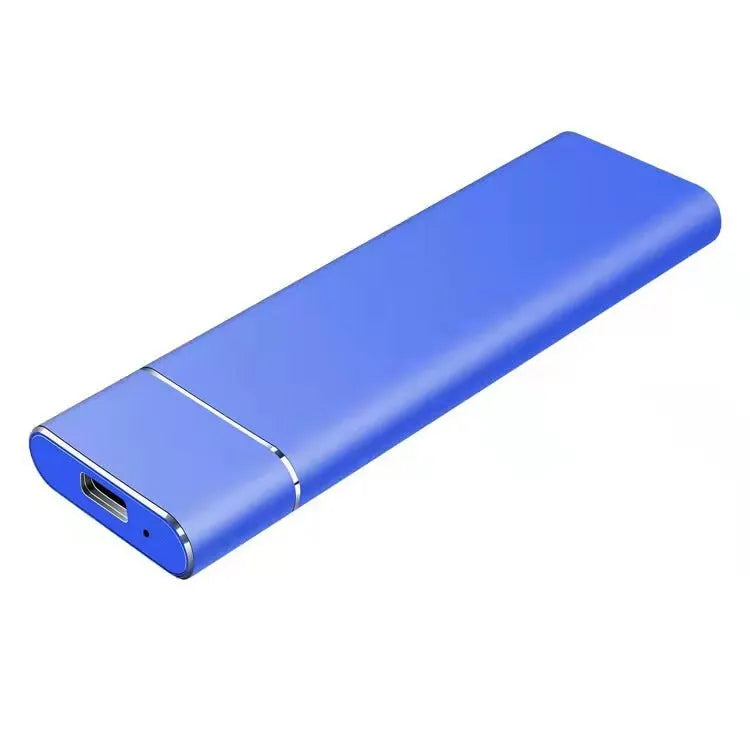 Ultra-thin 6TB external mobile hard disk with metal shell in multiple colour options including black, blue, orange, red, and silver