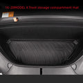 Rubber car floor mat with TPE footrest for Tesla Model 3, Y, S, and X vehicles