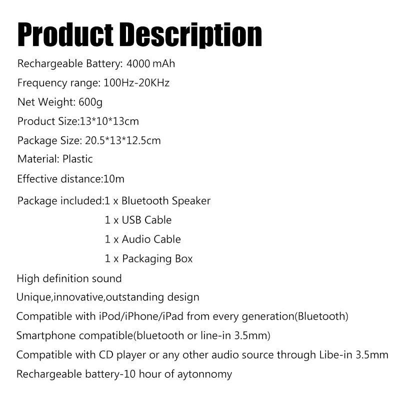 Skull design wireless Bluetooth speaker with 10-hour battery in limited edition colours