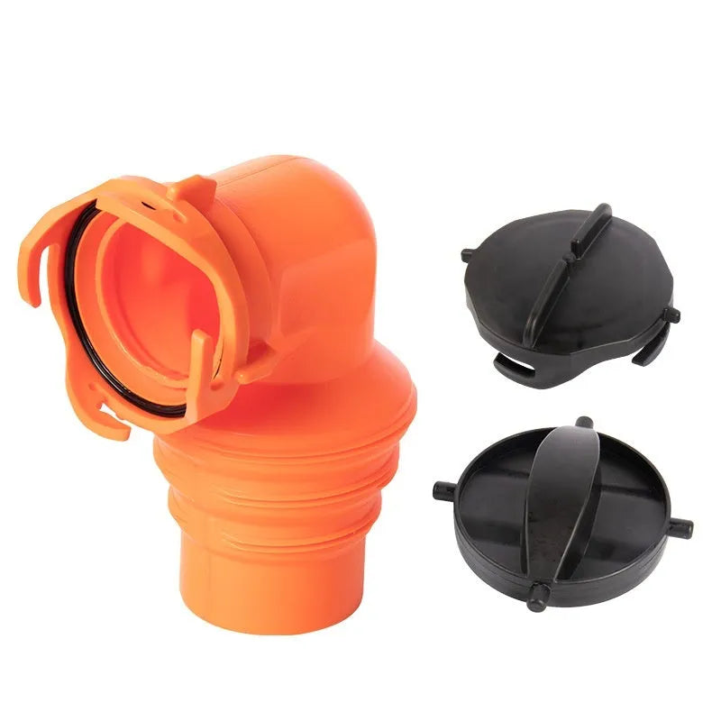 90 degree sewage hose rotary elbow joint connector for campervan caravan waste water drainage system