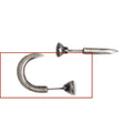 S925 sterling silver nail stud earrings in straight or curved punk retro designs