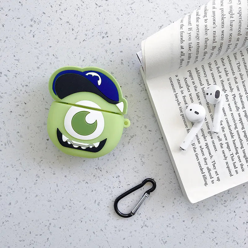 Cartoon animal silicone case for AirPods 1/2 generation in multiple colour options