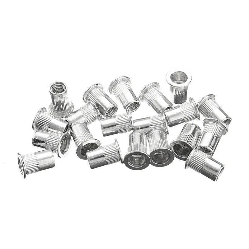 Manual riveter nut set tool with alloy steel body and selection of mandrels for DIY and professional fastening