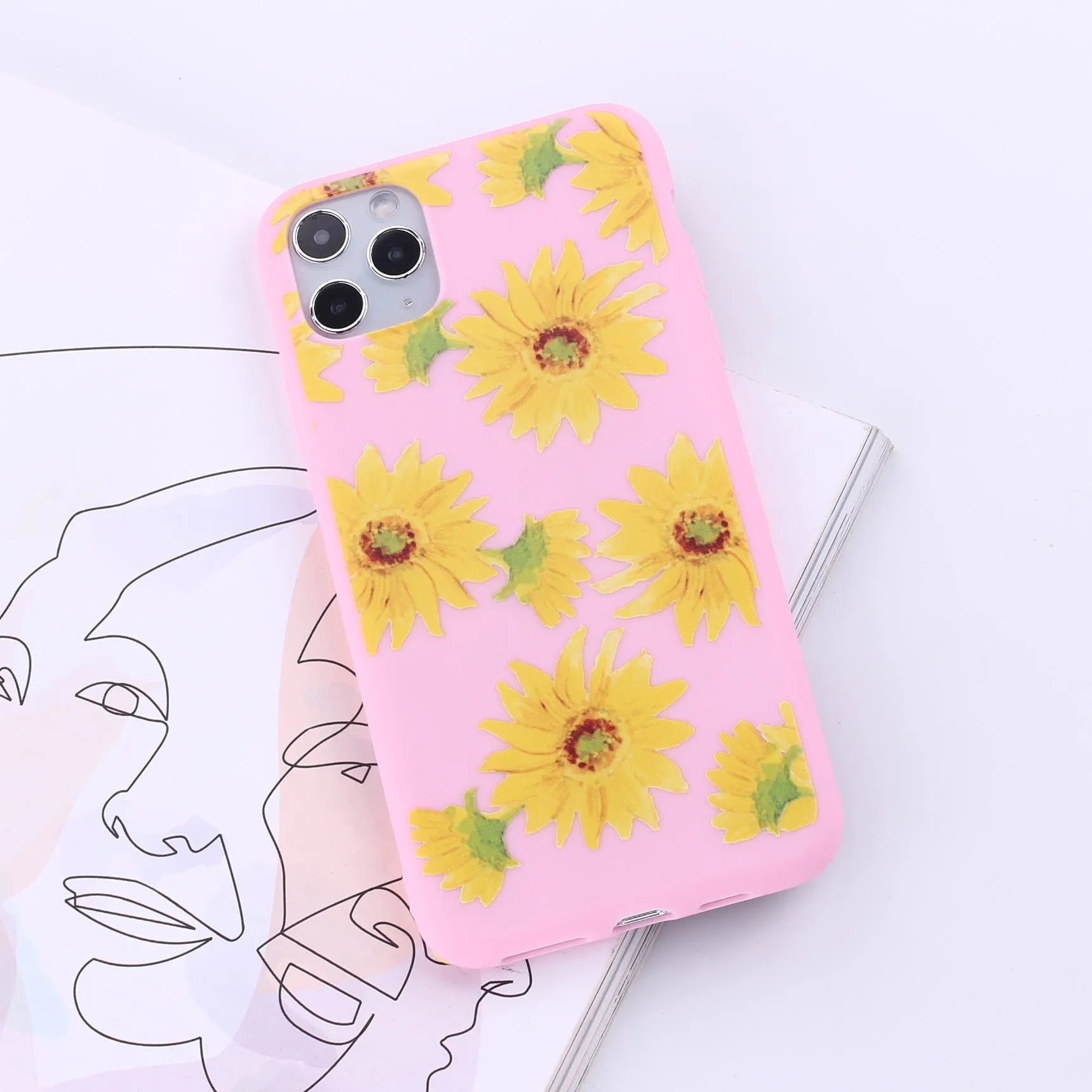 TPU mobile phone back cover case for iPhone in one of 14 available painted colours.