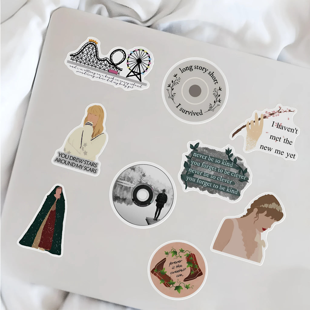 Waterproof graffiti colour cartoon stickers measuring 4-6cm for luggage and notebook decoration
