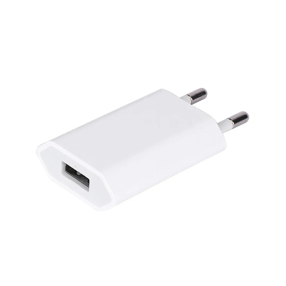 5V 2A USB travel charger unit with cable compatible with iPhone and iPad models