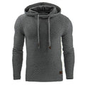 Men's hooded sweatshirt in a cotton-polyester blend available in multiple colours.