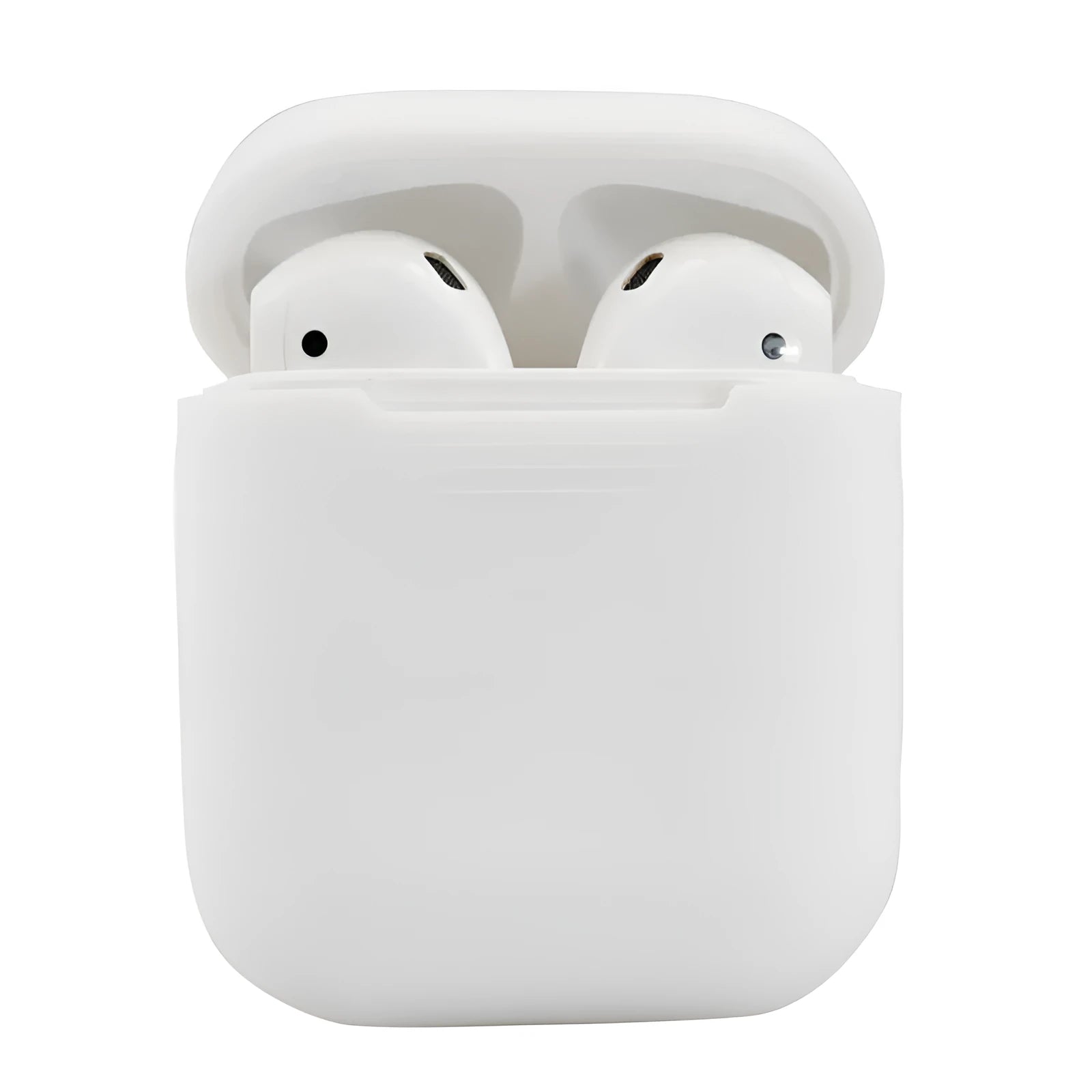 Silicone protective case cover for Apple AirPods 2 wireless earbuds in multiple colour options