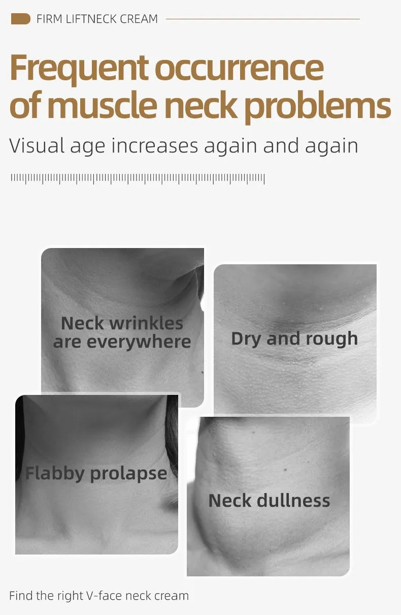 120ml neck firming massage cream bottle for lifting and firming neck skin