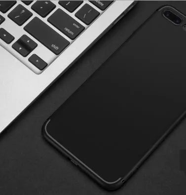TPU silicone iPhone case in black, blue, red and white colours compatible with iPhone 7 and iPhone 8 models