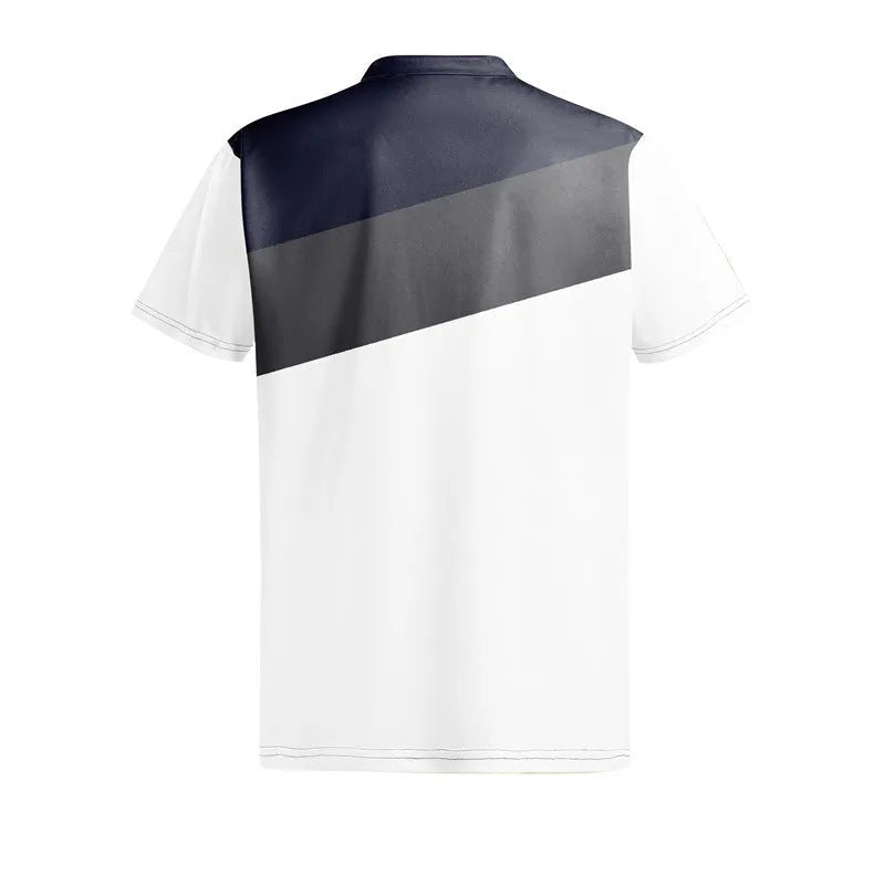 Men's loose fit short sleeve t-shirt with 3D digital printed pattern in colour LM-PL047