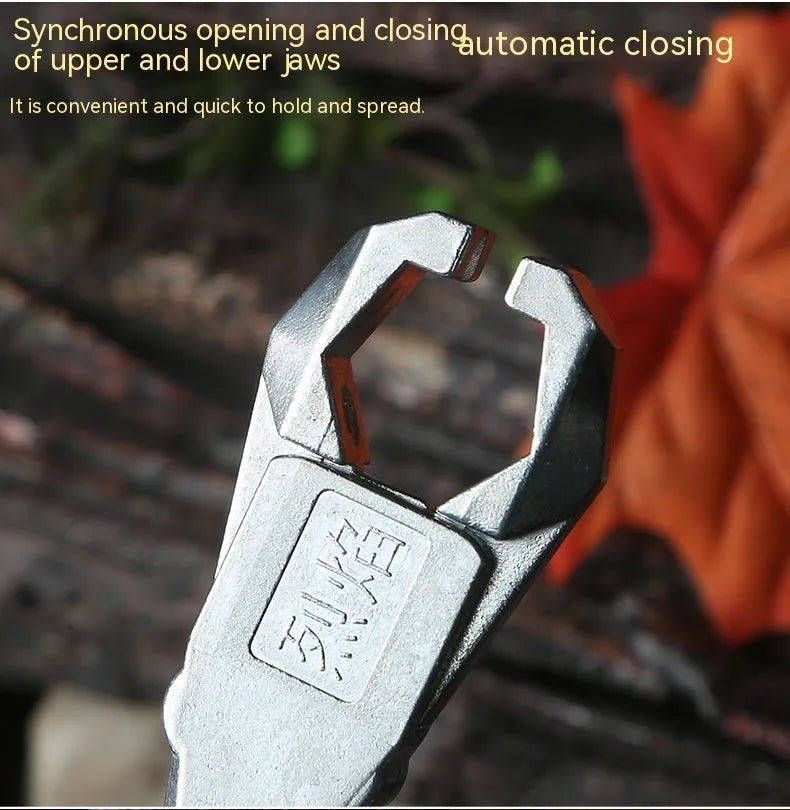 Alloy archery release aid with two-axis harpoon clip mechanism shown in detail