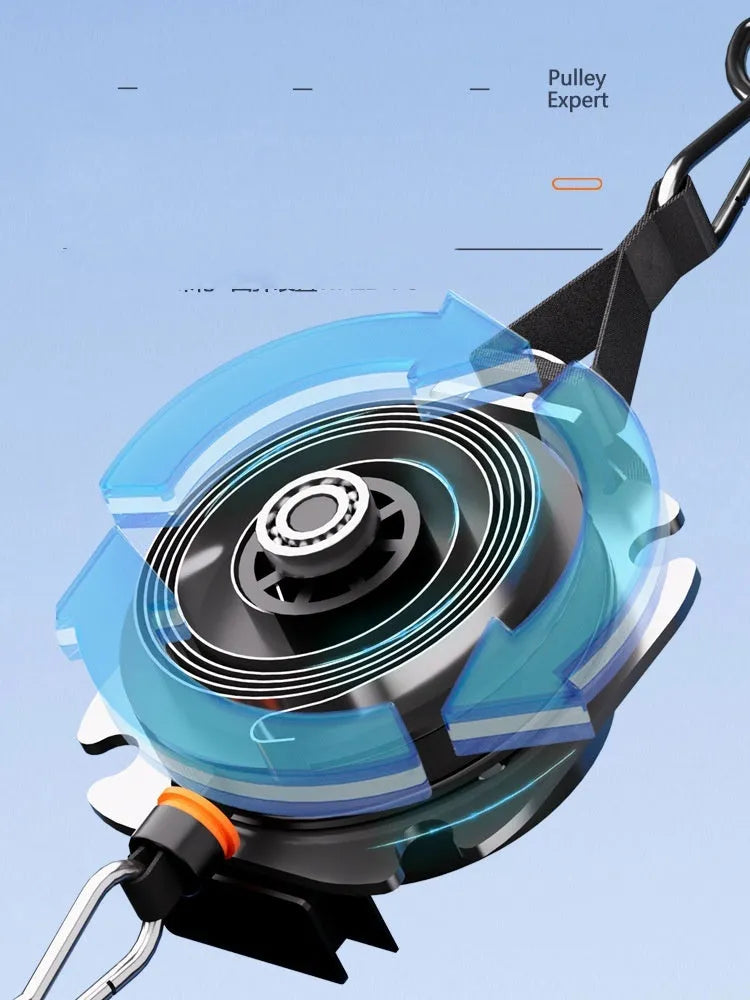 Multifunctional chest expander dumbbell rowing machine fitness equipment with resistance bands