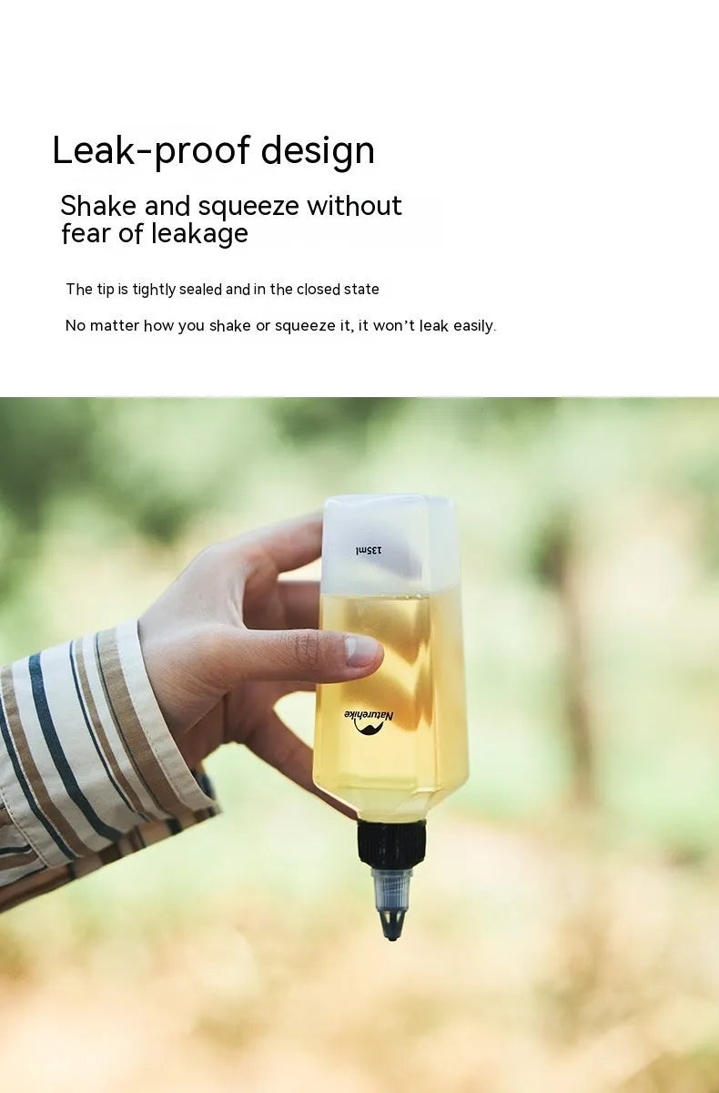 Naturehike portable seasoning bottle six-piece set in modern simplicity style for outdoor picnics and camping.