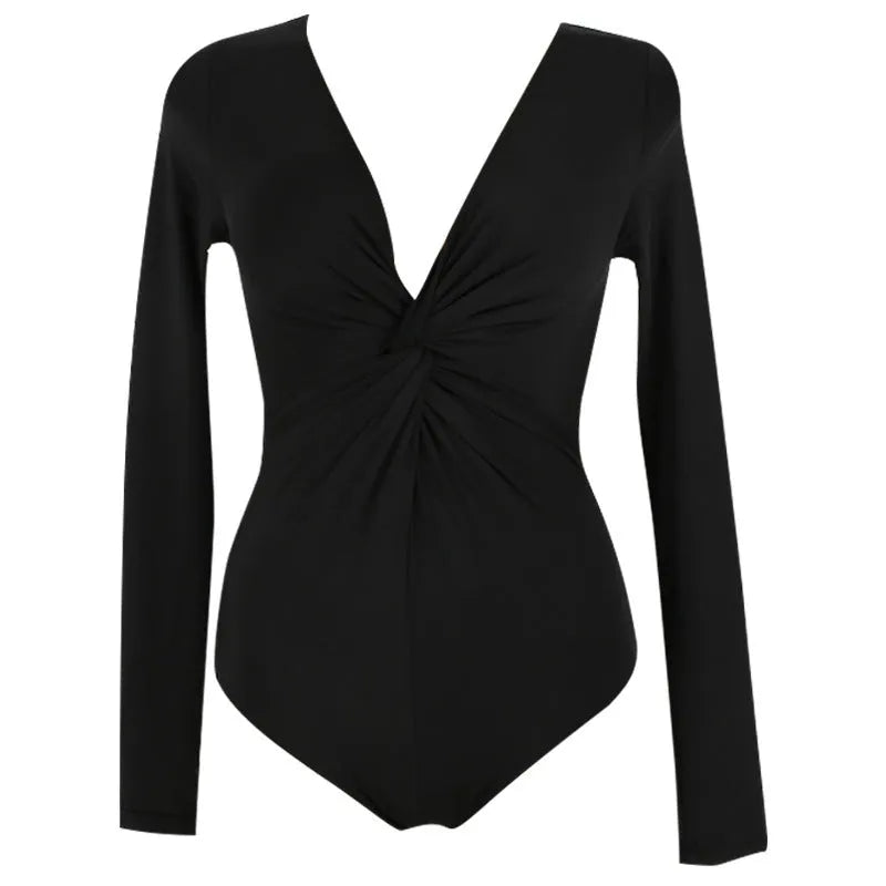 Black women's one-piece swimsuit made from nylon fabric
