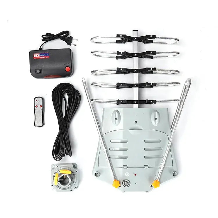 GR-1002 rotatable outdoor digital television antenna with high gain receiver