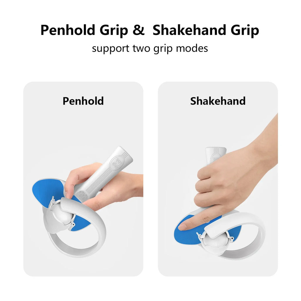 Red and blue Pico 4 controller table tennis hand grip accessory