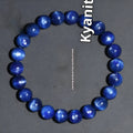 Original geometry design blue crystal bracelet with Ruyi elements, polished Grade 7A crystal.